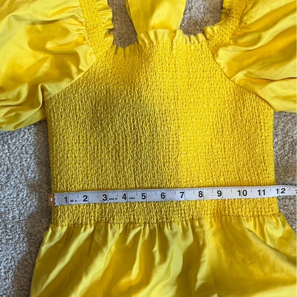 Alice + Olivia Elizabeth Off-the-Shoulder Bow-Back Mini Dress - NWT! - Picture 9 of 11